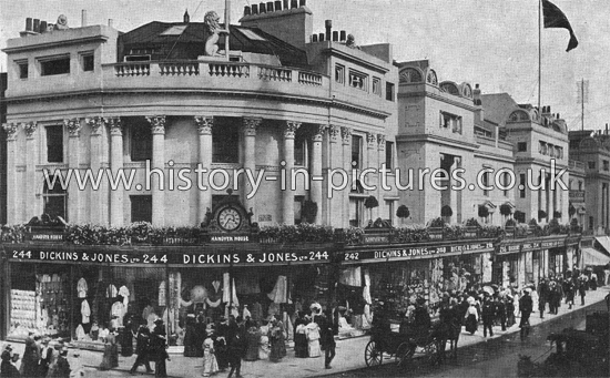Dickens & Jones, Regent Street, London, c.1904.